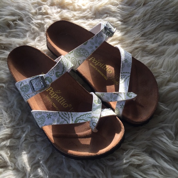Birkenstock Shoes - Papillo by Birkenstock paisley print sandal 38